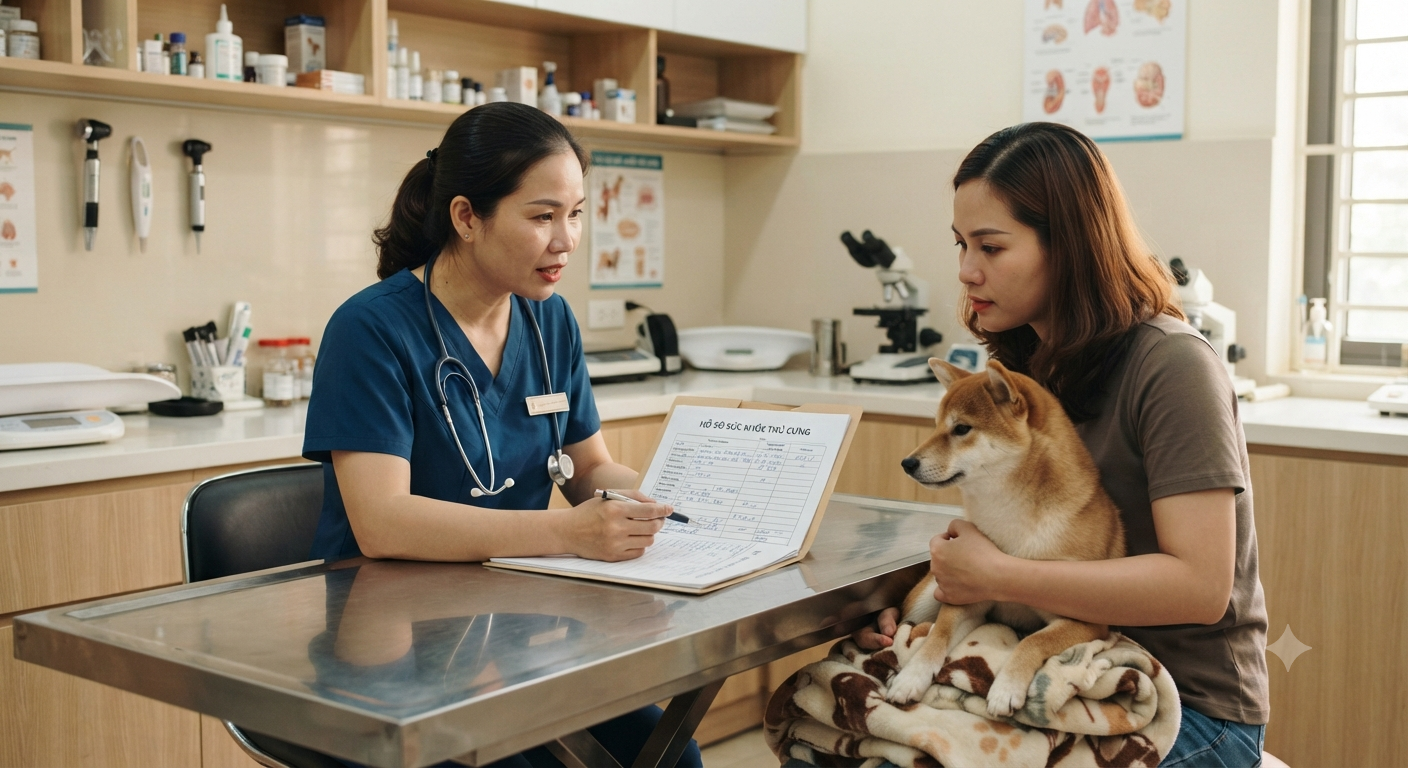 Vì sao bạn nên lập hồ sơ sức khỏe riêng cho thú cưng?