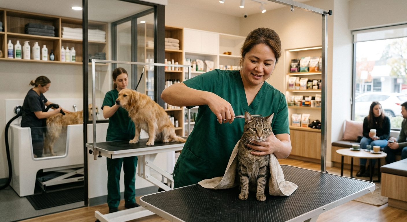 Quy trình spa và chăm sóc lông chuyên nghiệp tại Ori Pets