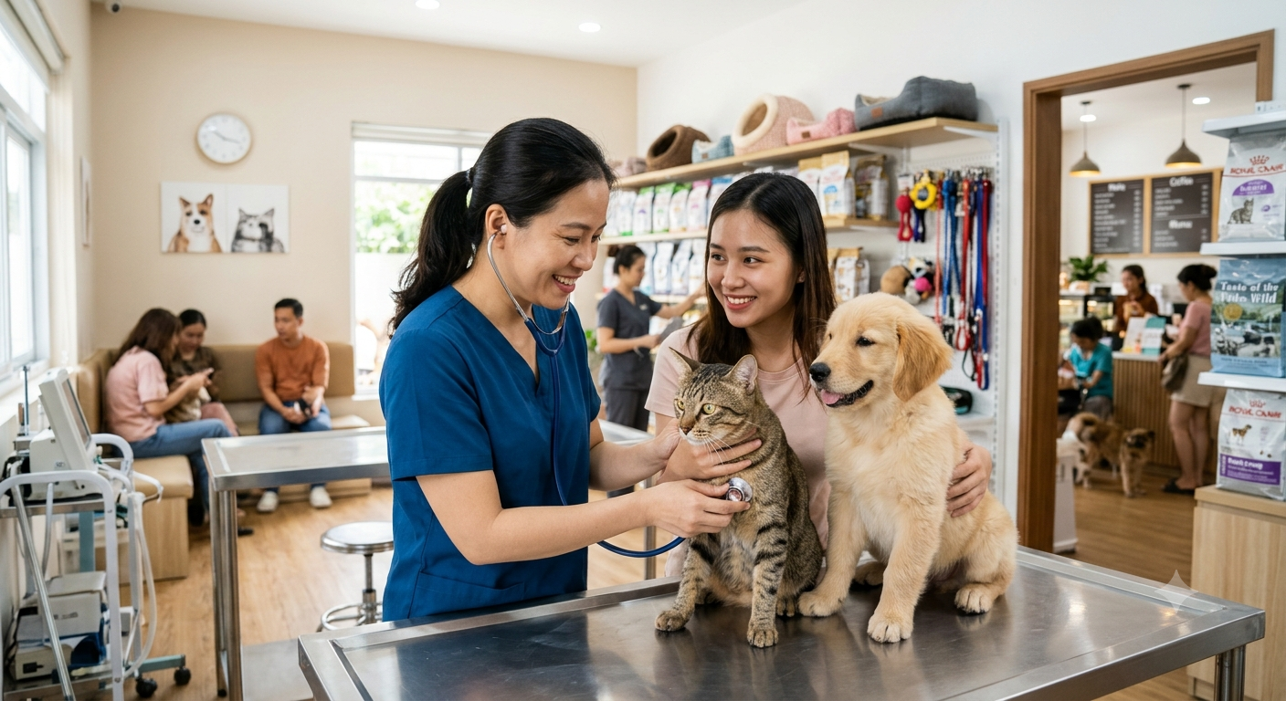 Tầm quan trọng của việc chăm sóc sức khỏe định kỳ cho chó mèo